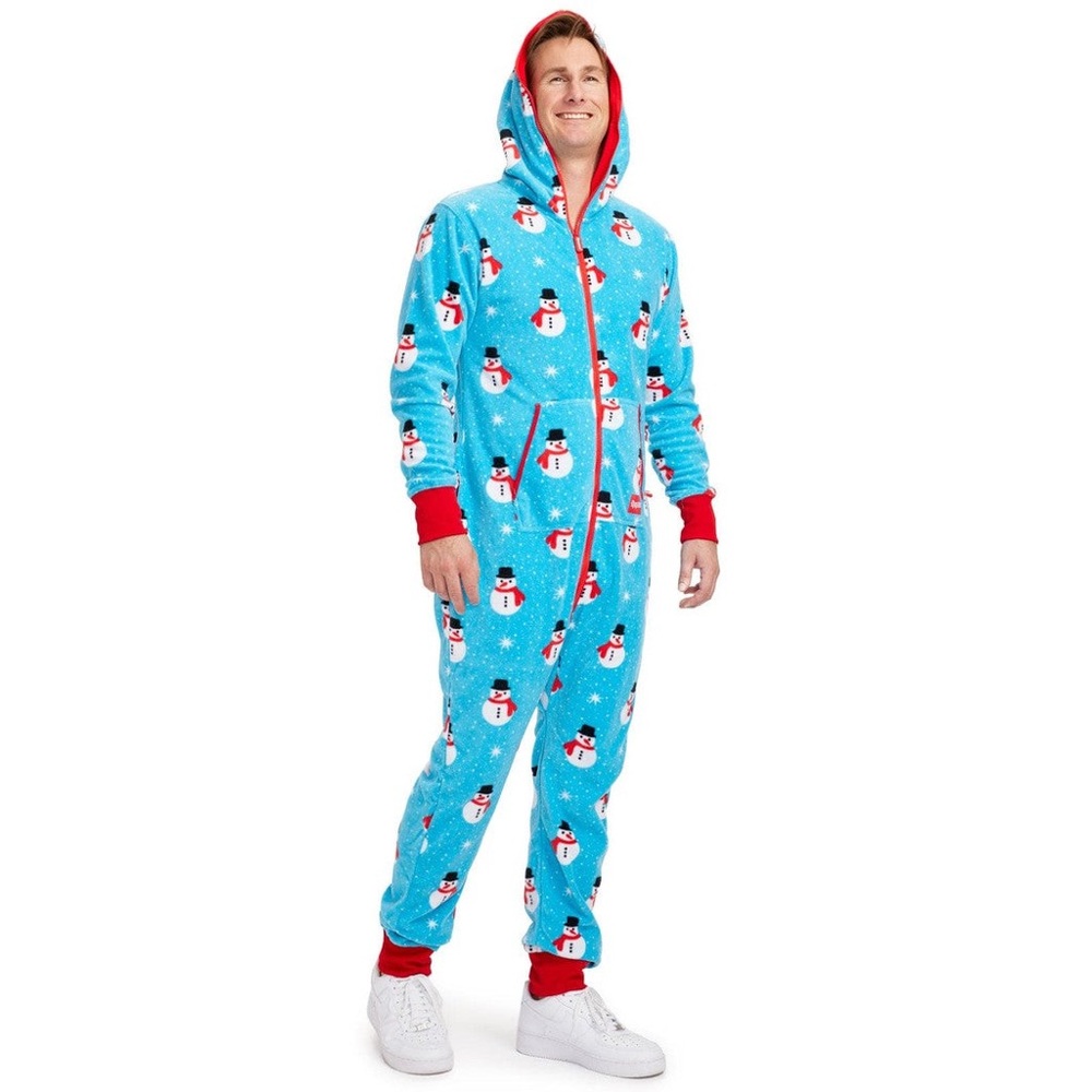 Tipsy Elves snowman is an island jumpsuit size large NWT